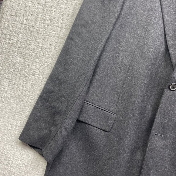 Boss Hugo Boss Blazer Mens 54 Lane Borgosesia Cashmere / Wool Suit Jacket Grey - Picture 3 of 16